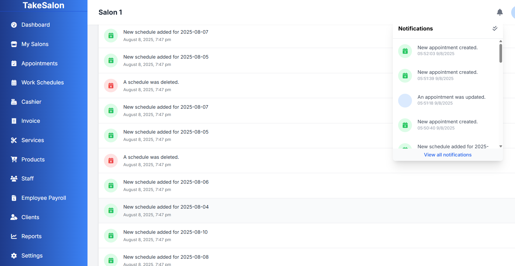 Automated Notifications